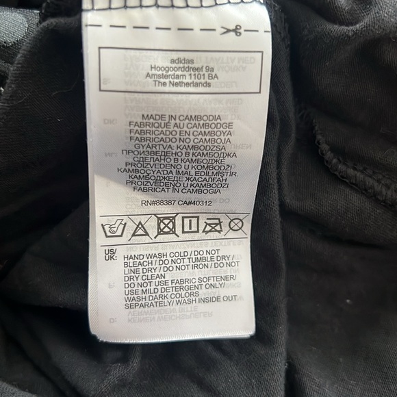 NWT Adidas Pleated MIDI Skirt Black.  Size M - Picture 10 of 13